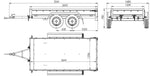 Charger l'image dans la galerie, Remorque simple essieu Unitrailer GARDEN TRAILER 264 KIPP