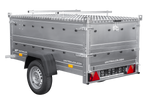 Charger l'image dans la galerie, Remorque avec capot Garden Trailer 200 KIPP 200x106 cm

