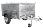 Charger l'image dans la galerie, Remorque avec capot Garden Trailer 200 KIPP 200x106 cm
