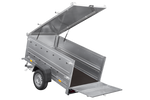 Charger l'image dans la galerie, Remorque avec capot Garden Trailer 200 KIPP 200x106 cm

