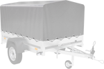 Charger l'image dans la galerie, Remorque 750 kg 200 x 125 avec bâche haute et arceau Garden Trailer 201 KIPP
