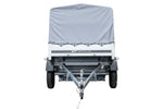 Charger l'image dans la galerie, Remorque routière avec bâche haute, arceau H-800 et roue jockey 230x125 Garden Trailer 230 KIPP

